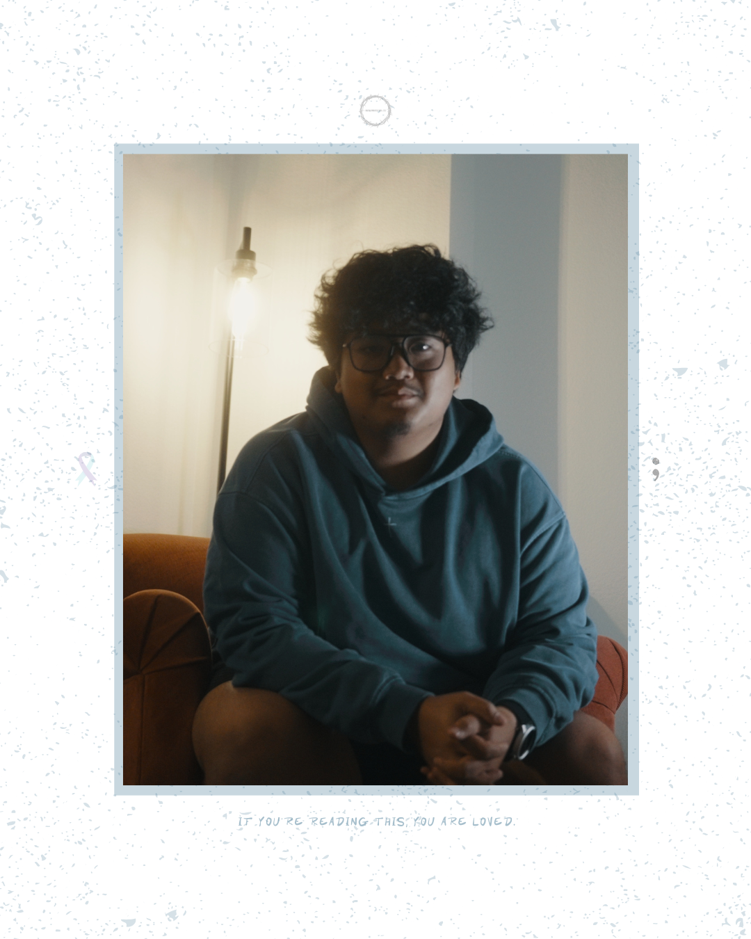SUICIDE PREVENTION MONTH - OVERSIZED HEAVYWEIGHT HOODIE - BLUE
