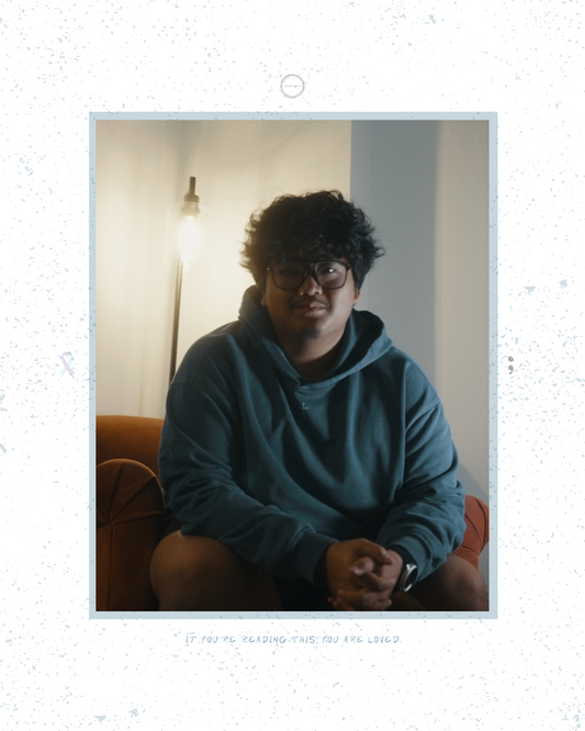 SUICIDE PREVENTION MONTH - OVERSIZED HEAVYWEIGHT HOODIE - BLUE