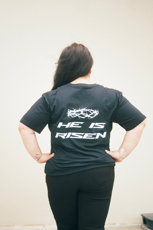 HE IS RISEN - Classic Fit T-Shirt - Black