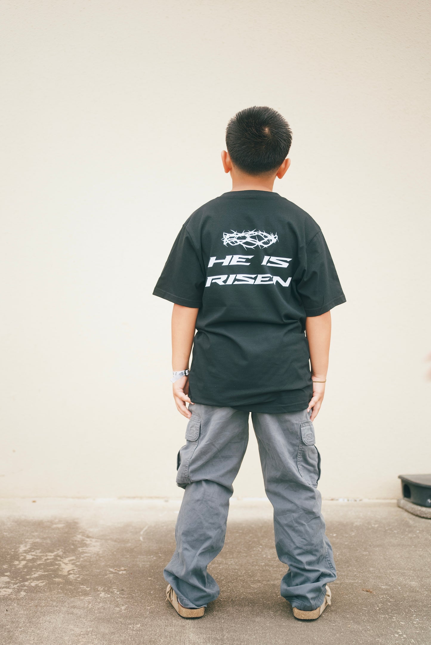 HE IS RISEN - Classic Fit T-Shirt - Black