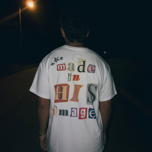 In His Image - Boxy Fit - White