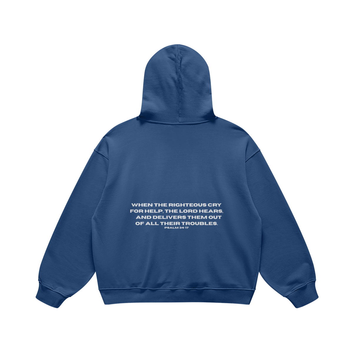 SUICIDE PREVENTION MONTH - OVERSIZED HEAVYWEIGHT HOODIE - BLUE